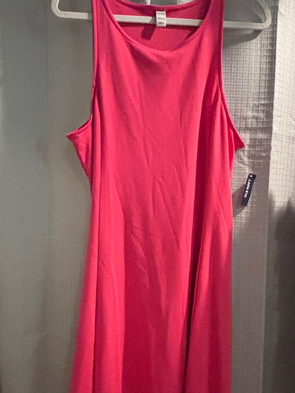 Old Navy Hot Pink Sleeveless Maxi Dress
